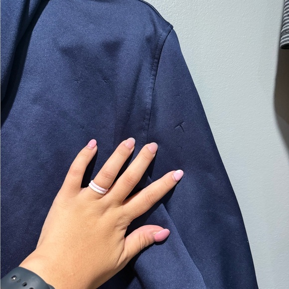 Under Armour Navy Hoodie with Neon Accents - Picture 4 of 4